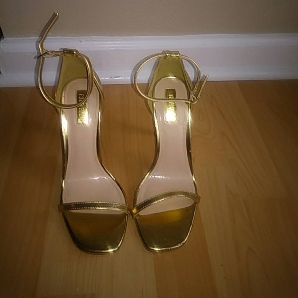 Gold heels